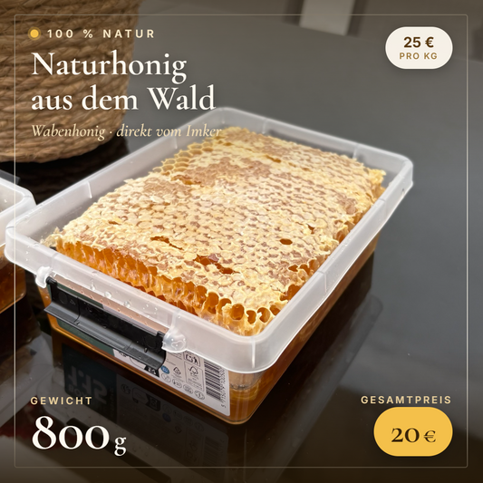 Wabenhonig in der Box – 800 g