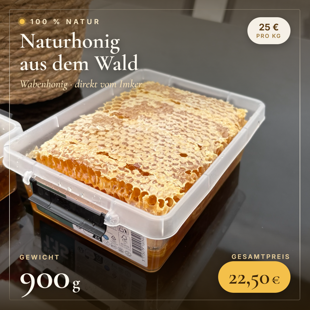 Wabenhonig in der Box – 900 g